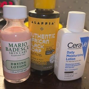 Travel self care hair and skin set 🥰 (all travel size skin/hair items)